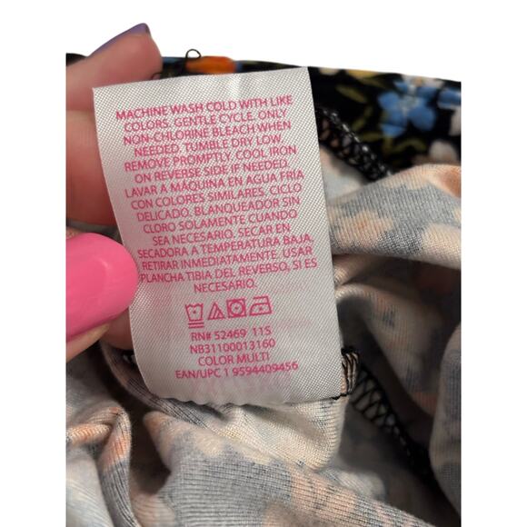 No Boundaries XXL Floral BOHO Prairie Cottagecore Flared Bootcut Festival Pants - Picture 6 of 9